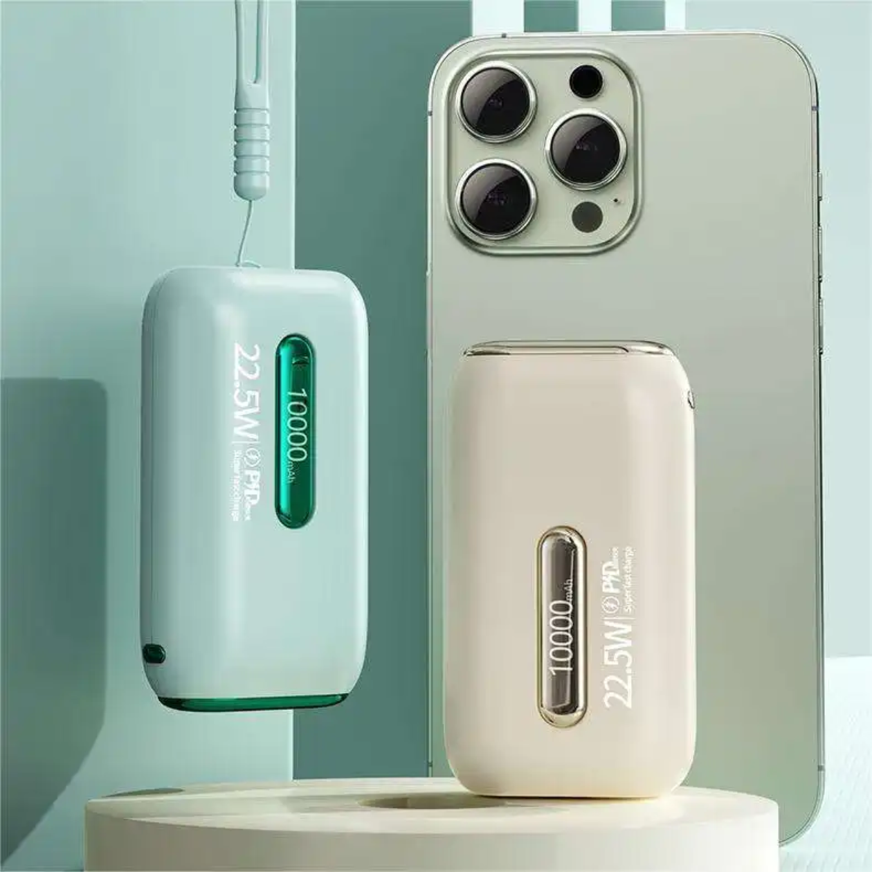 Mini power bank 10000mah p&d 22.5w Mini power bank 10000mah p&d 22.5w